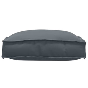 Μαξιλάρι 6 pcs Ανθρακί 40 x 40 x 8 εκ. Ύφασμα Όξφορντ - Pakobazaar