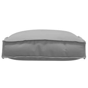 Μαξιλάρι 6 pcs Γκρι 40 x 40 x 8 εκ. Ύφασμα Όξφορντ - Pakobazaar