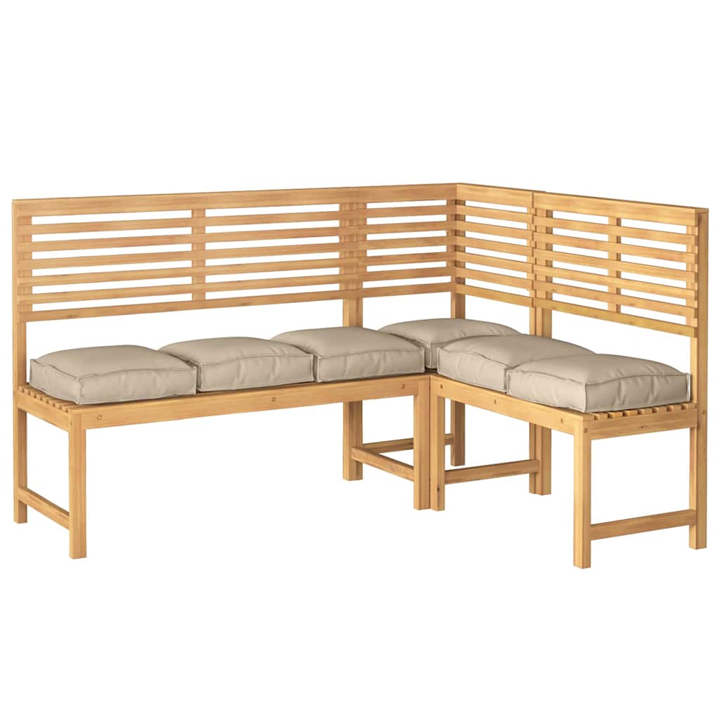 Μαξιλάρι 6 pcs Taupe 40 x 40 x 8 εκ. Ύφασμα Όξφορντ - Pakobazaar