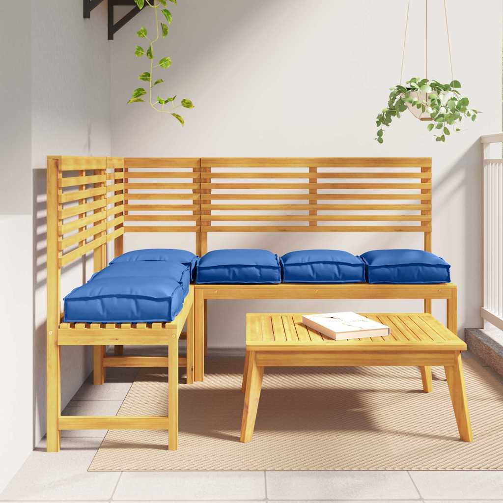 Μαξιλάρι 6 pcs Βασιλικό Μπλε 40 x 40 x 8 εκ. Ύφασμα Όξφορντ