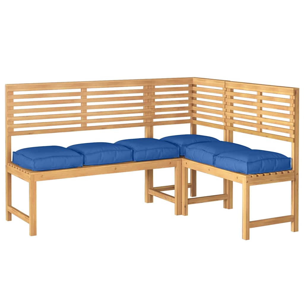 Μαξιλάρι 6 pcs Βασιλικό Μπλε 40 x 40 x 8 εκ. Ύφασμα Όξφορντ