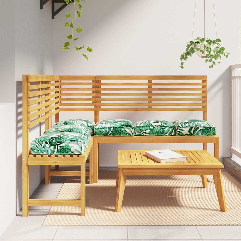 Μαξιλάρι 6 pcs Σχέδιο Φύλλου 40 x 40 x 8 εκ. Ύφασμα Όξφορντ