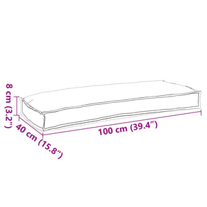 Μαξιλάρι Ύφασμα Όξφορντ Πολύχρωμο 100 x 40 x 8 εκ