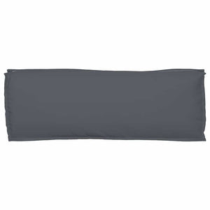 Μαξιλάρι Ανθρακί 110 x 40 x 8 εκ Ύφασμα Όξφορντ