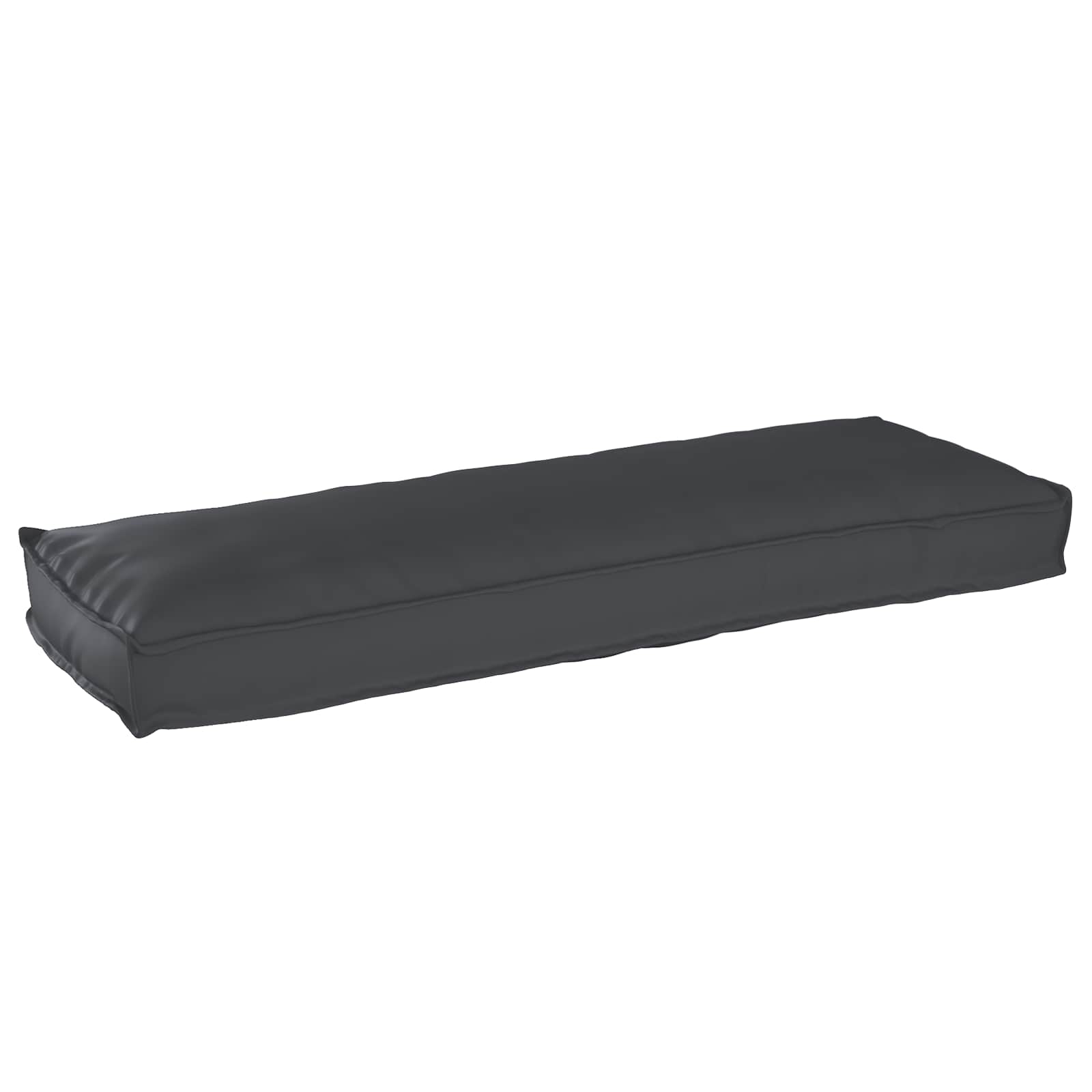 Μαξιλάρι Ύφασμα Όξφορντ Μαύρο 120 x 40 x 8 εκ