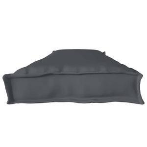 Μαξιλάρι παλέτας Ανθρακί 180 x 40 x 8 εκ. Ύφασμα Όξφορντ - Pakobazaar