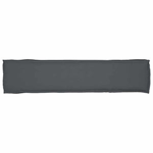 Μαξιλάρι παλέτας Ανθρακί 180 x 40 x 8 εκ. Ύφασμα Όξφορντ - Pakobazaar