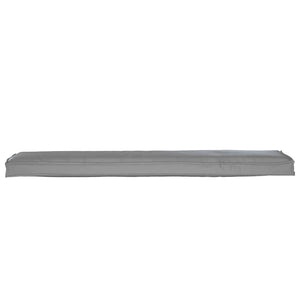 Μαξιλάρι παλέτας Γκρι 180 x 40 x 8 εκ. Ύφασμα Όξφορντ - Pakobazaar