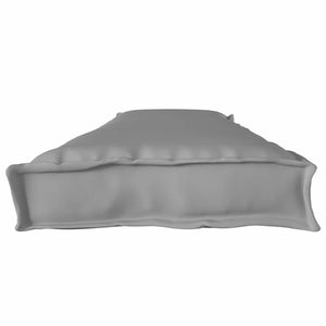 Μαξιλάρι παλέτας Γκρι 180 x 40 x 8 εκ. Ύφασμα Όξφορντ - Pakobazaar
