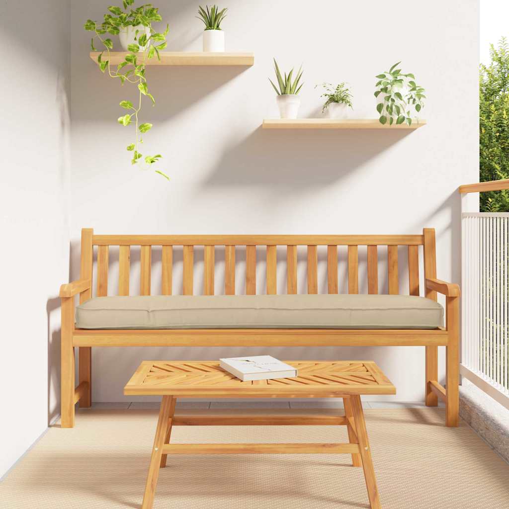 Μαξιλάρι παλέτας Μπεζ 180 x 40 x 8 εκ. Ύφασμα Όξφορντ - Pakobazaar