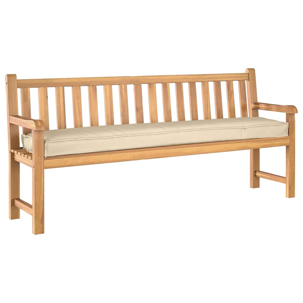 Μαξιλάρι παλέτας Μπεζ 180 x 40 x 8 εκ. Ύφασμα Όξφορντ - Pakobazaar