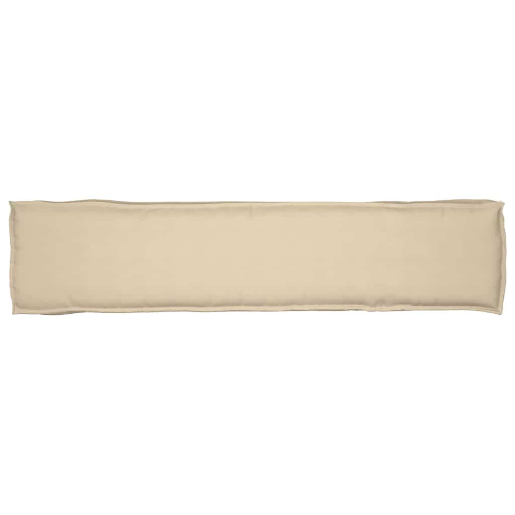Μαξιλάρι παλέτας Μπεζ 180 x 40 x 8 εκ. Ύφασμα Όξφορντ - Pakobazaar