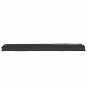 Μαξιλάρι παλέτας Ύφασμα Όξφορντ Μαύρο 180 x 40 x 8 εκ.