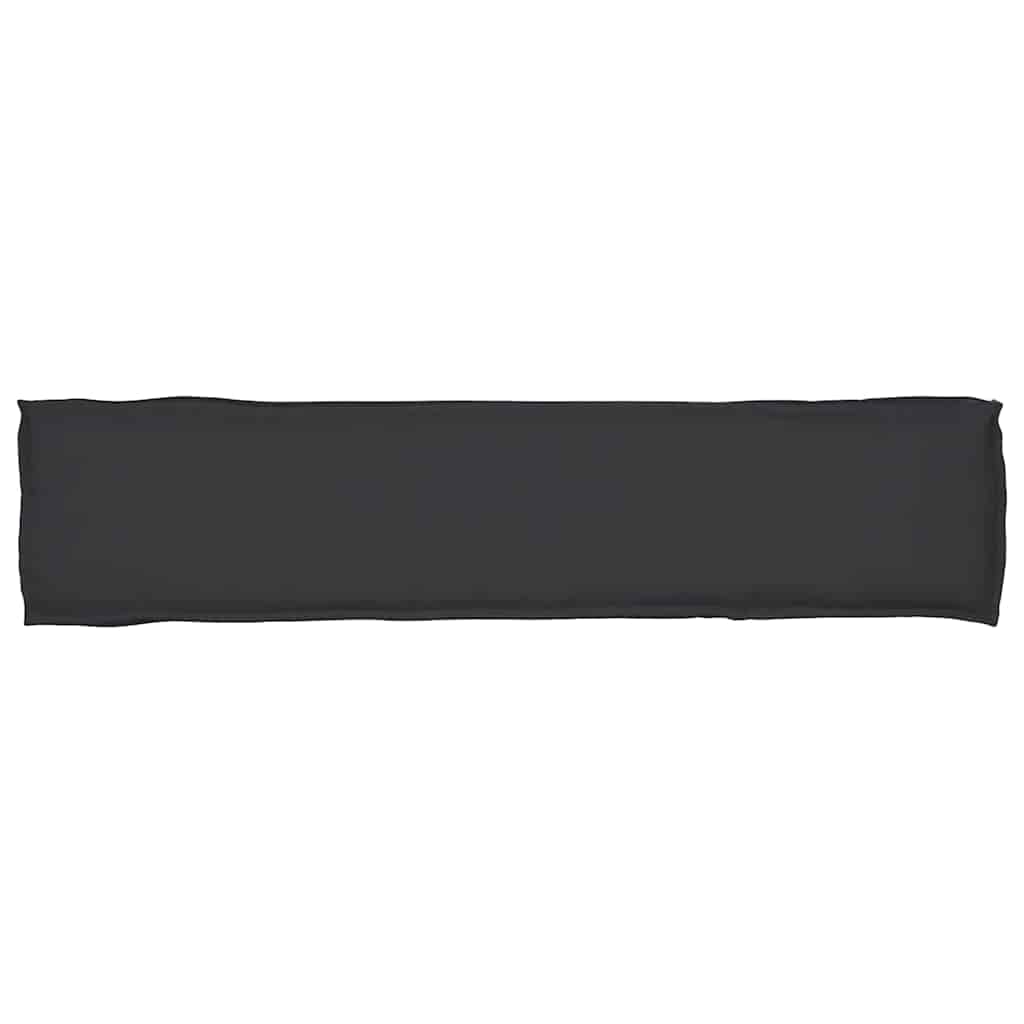 Μαξιλάρι παλέτας Μαύρο 180 x 40 x 8 εκ. Ύφασμα Όξφορντ - Pakobazaar