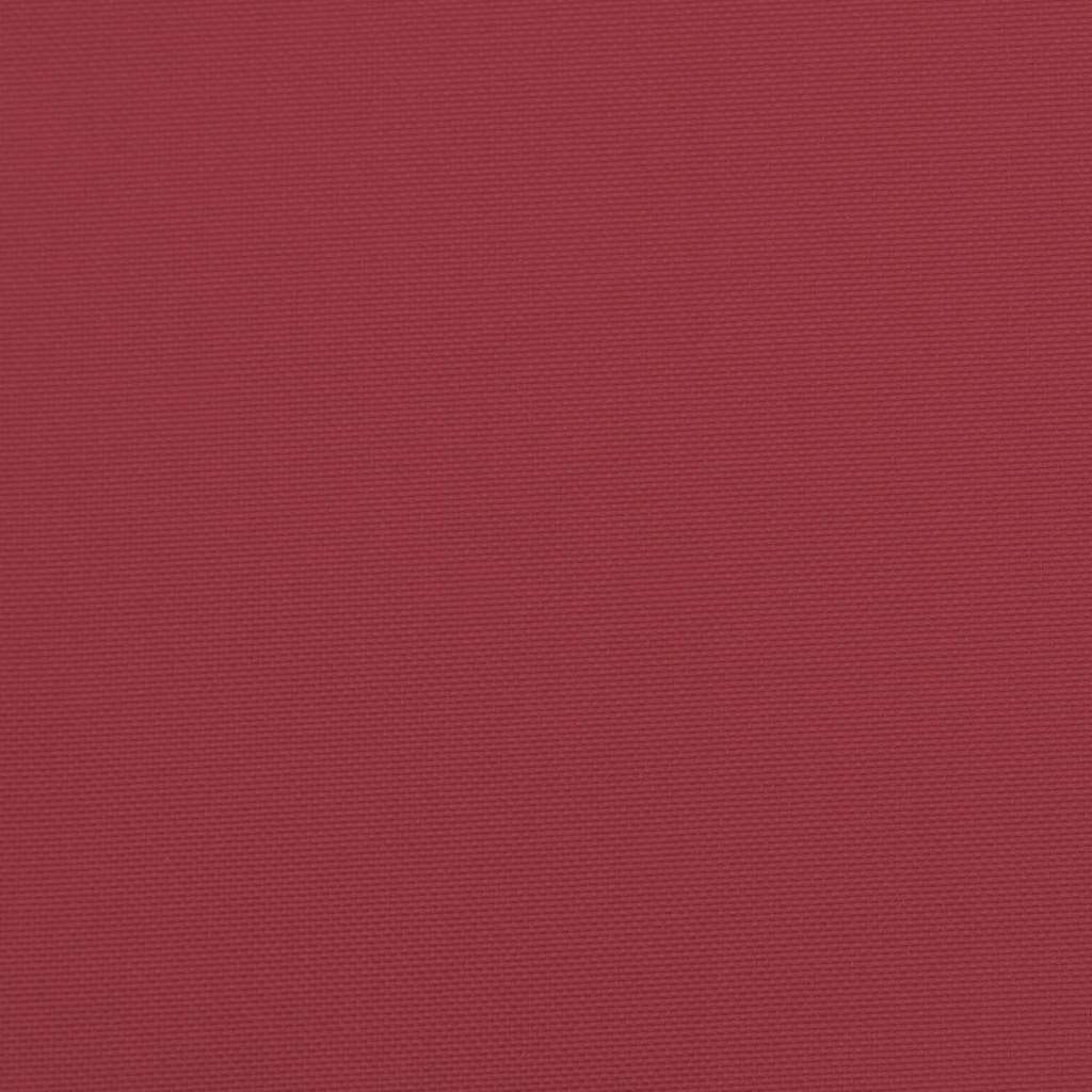 Μαξιλάρι παλέτας Κόκκινο 180 x 40 x 8 εκ. Ύφασμα Όξφορντ - Pakobazaar