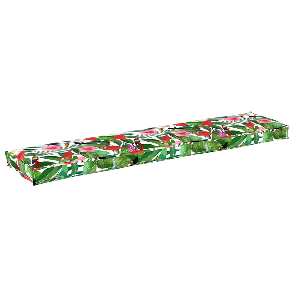 Μαξιλάρι παλέτας Floral Τροπική Ζούγκλα 180 x 40 x 8 εκ. - Pakobazaar