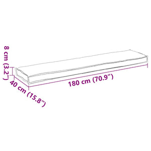 Μαξιλάρι παλέτας Floral Τροπική Ζούγκλα 180 x 40 x 8 εκ. - Pakobazaar