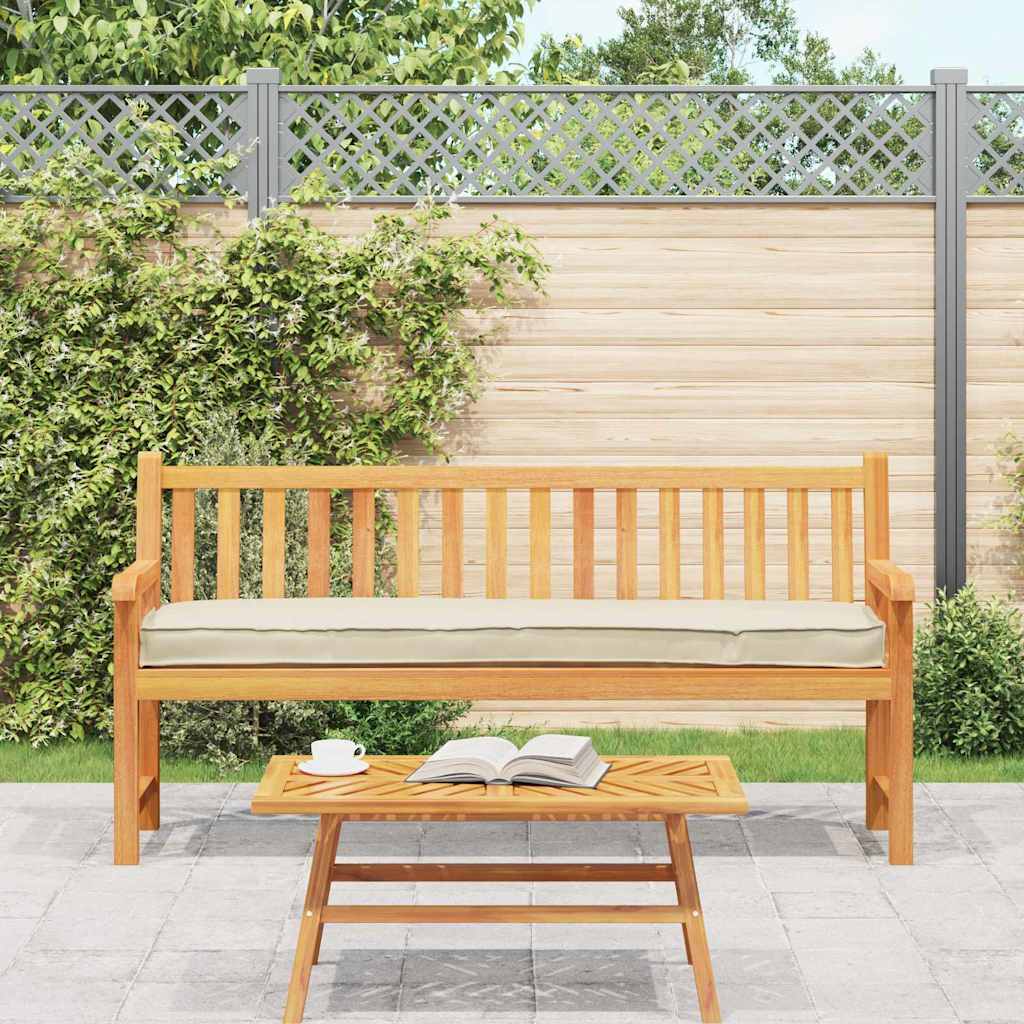 Μαξιλάρι παλέτας Κρεμ 200 x 40 x 8 εκ. Ύφασμα Οξφόρδης