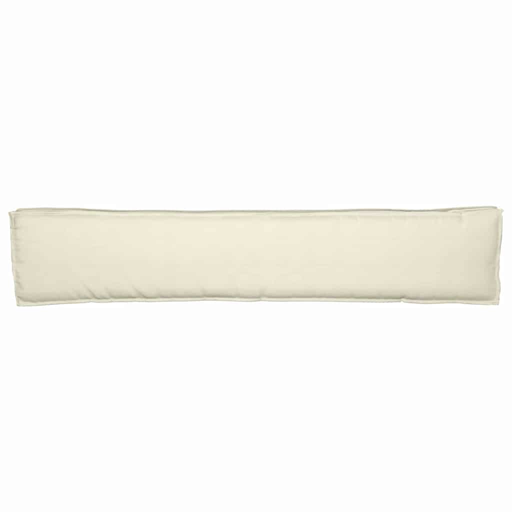 Μαξιλάρι παλέτας Κρεμ 200 x 40 x 8 εκ. Ύφασμα Οξφόρδης