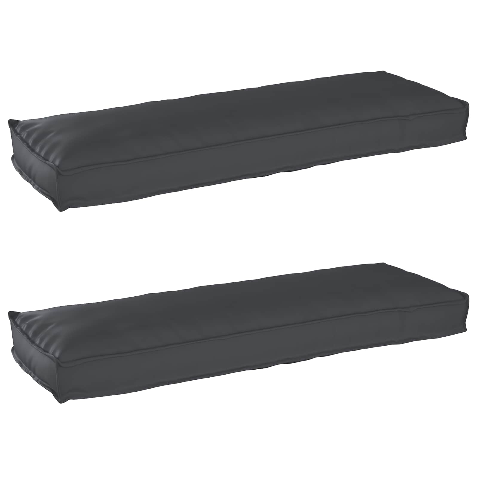 Σετ Μαξιλαριών Πάγου 2 pcs Μαύρο 120 x 40 x 8 εκ - Pakobazaar