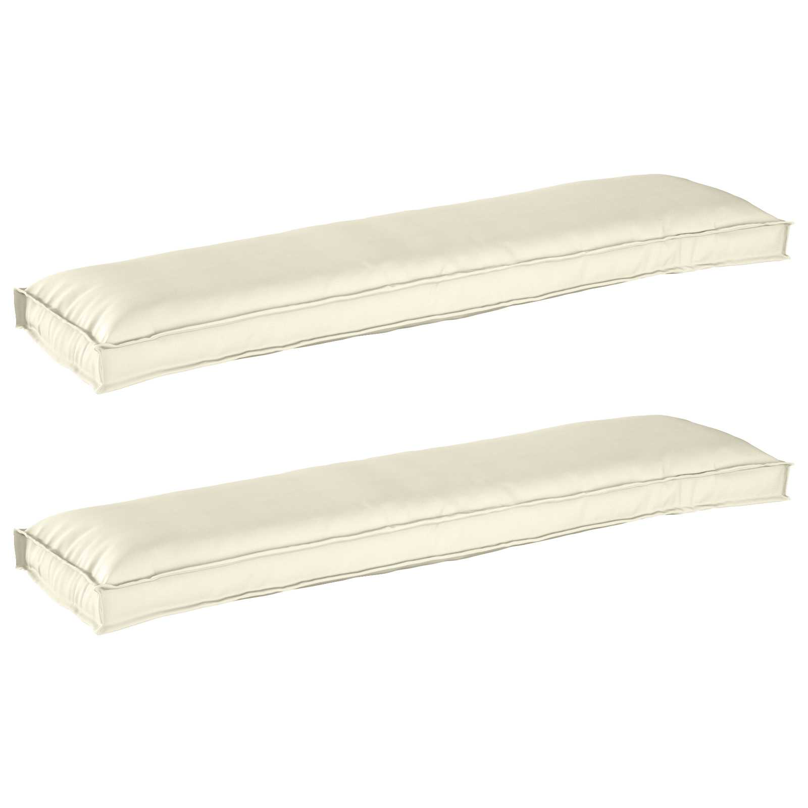 Σετ Μαξιλαριών Πάγου 2 pcs Κρεμ 150 x 40 x 8 εκ. - Pakobazaar