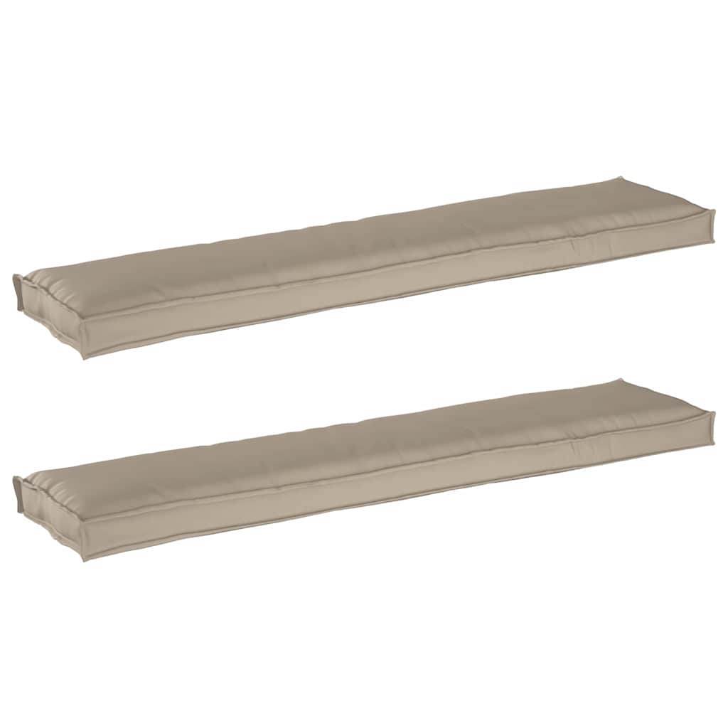 Σετ Μαξιλαριών Πάγου 2 pcs Taupe 180 x 40 x 8 εκ. - Pakobazaar