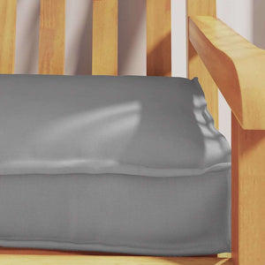 Σετ Μαξιλαριών Πάγου 2 pcs Γκρι 200 x 40 x 8 εκ. Ύφασμα Όξφορντ - Pakobazaar