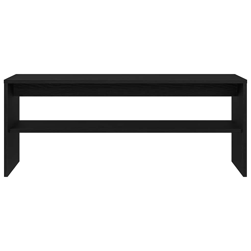 ντουλάπι τηλεόρασης  Μαύρη δρυς 100x40x40 cm Κατασκευασμένο ξύλο