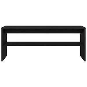 ντουλάπι τηλεόρασης  Μαύρη δρυς 100x40x40 cm Κατασκευασμένο ξύλο