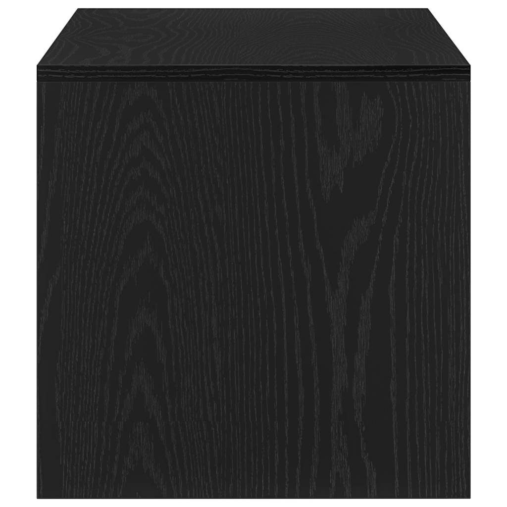ντουλάπι τηλεόρασης  Μαύρη δρυς 100x40x40 cm Κατασκευασμένο ξύλο