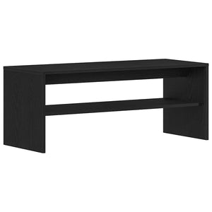 ντουλάπι τηλεόρασης  Μαύρη δρυς 100x40x40 cm Κατασκευασμένο ξύλο