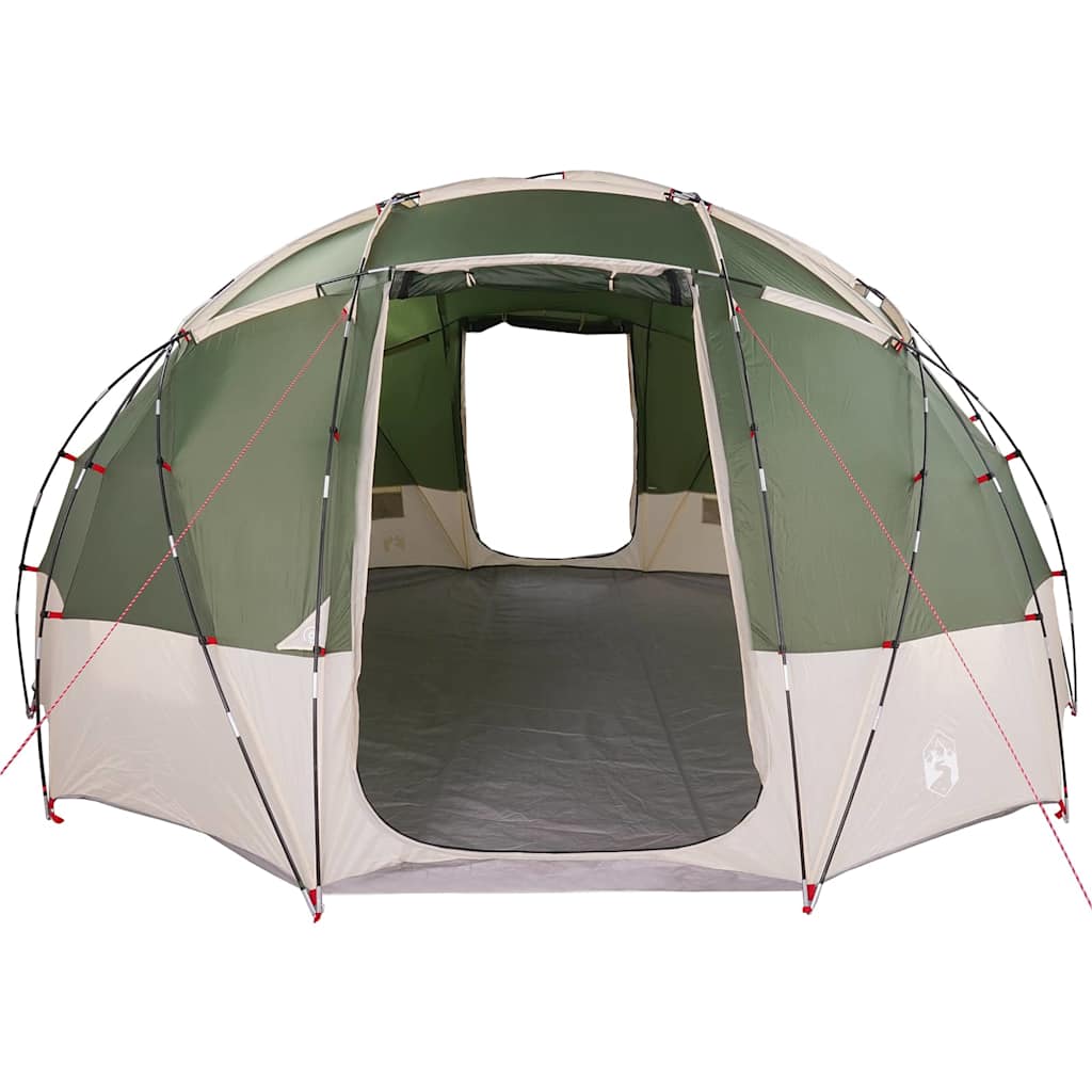 Σκηνή Camping με στέγη Πράσινο 475 x 475 x 235 εκ. Πολυεστέρας - Pakobazaar