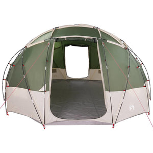 Σκηνή Camping με στέγη Πράσινο 475 x 475 x 235 εκ. Πολυεστέρας - Pakobazaar