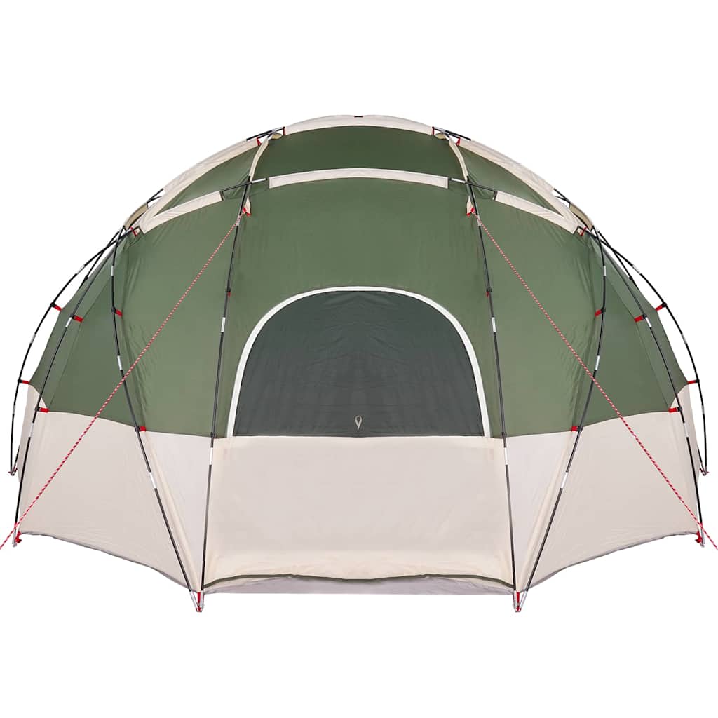 Σκηνή Camping με στέγη Πράσινο 475 x 475 x 235 εκ. Πολυεστέρας - Pakobazaar
