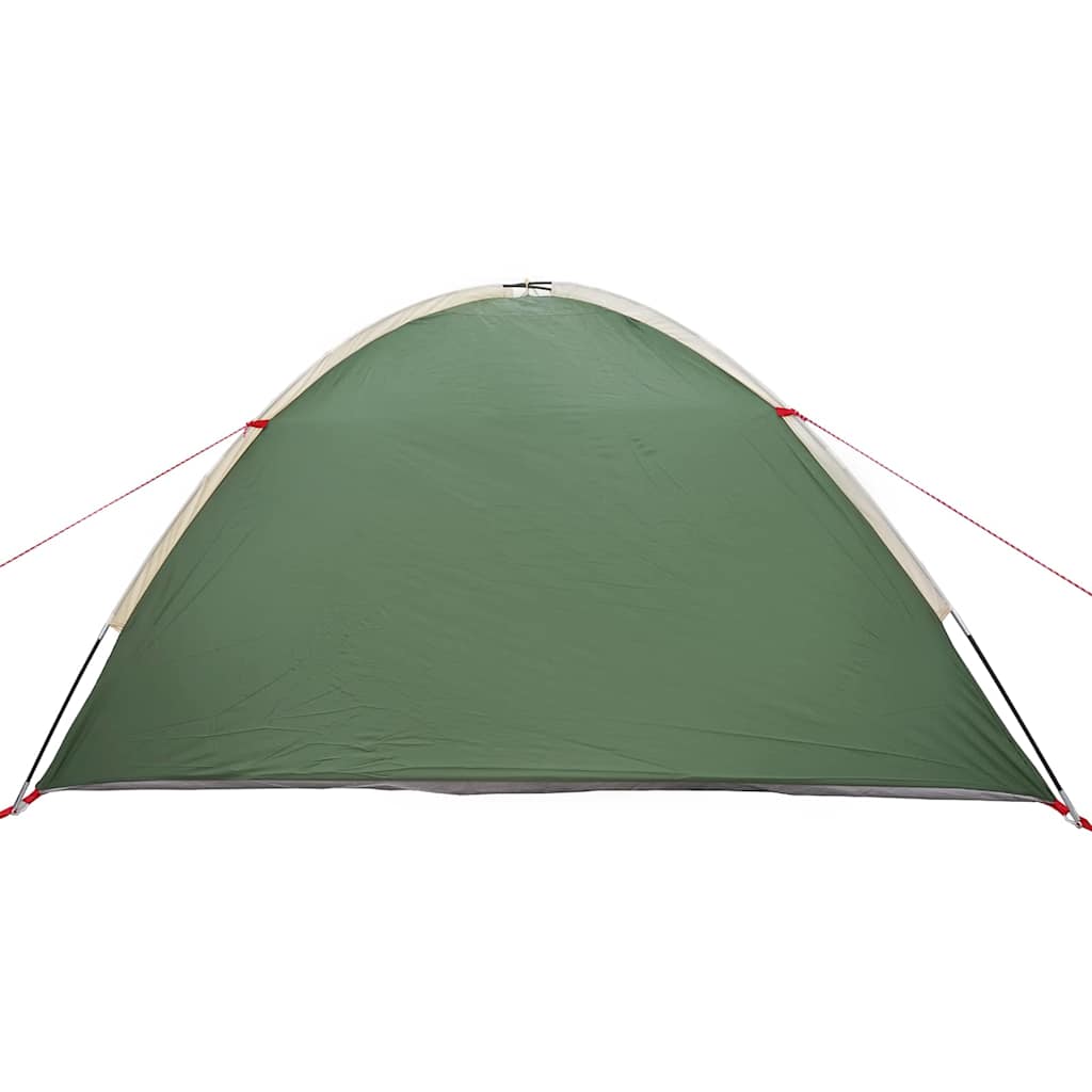 Σκηνή Camping με στέγη Πράσινο 308 x 268 x 130 εκ. Πολυεστέρας - Pakobazaar