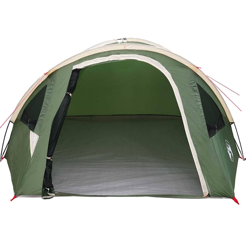 Σκηνή Camping με στέγη Πράσινο 308 x 268 x 130 εκ. Πολυεστέρας - Pakobazaar