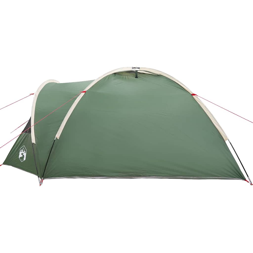 Σκηνή Camping με στέγη Πράσινο 308 x 268 x 130 εκ. Πολυεστέρας - Pakobazaar