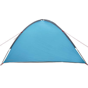 Σκηνή Camping με στέγη Μπλε 308 x 268 x 130 εκ. Πολυεστέρας - Pakobazaar
