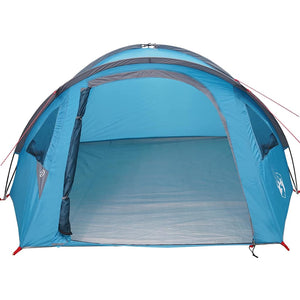 Σκηνή Camping με στέγη Μπλε 308 x 268 x 130 εκ. Πολυεστέρας - Pakobazaar