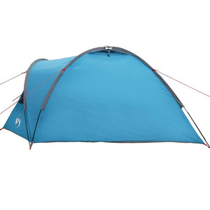 Σκηνή Camping με στέγη Μπλε 308 x 268 x 130 εκ. Πολυεστέρας - Pakobazaar