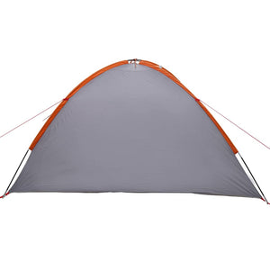 Σκηνή Camping με στέγη Γκρι και πορτοκαλί 308 x 268 x 130 εκ. - Pakobazaar
