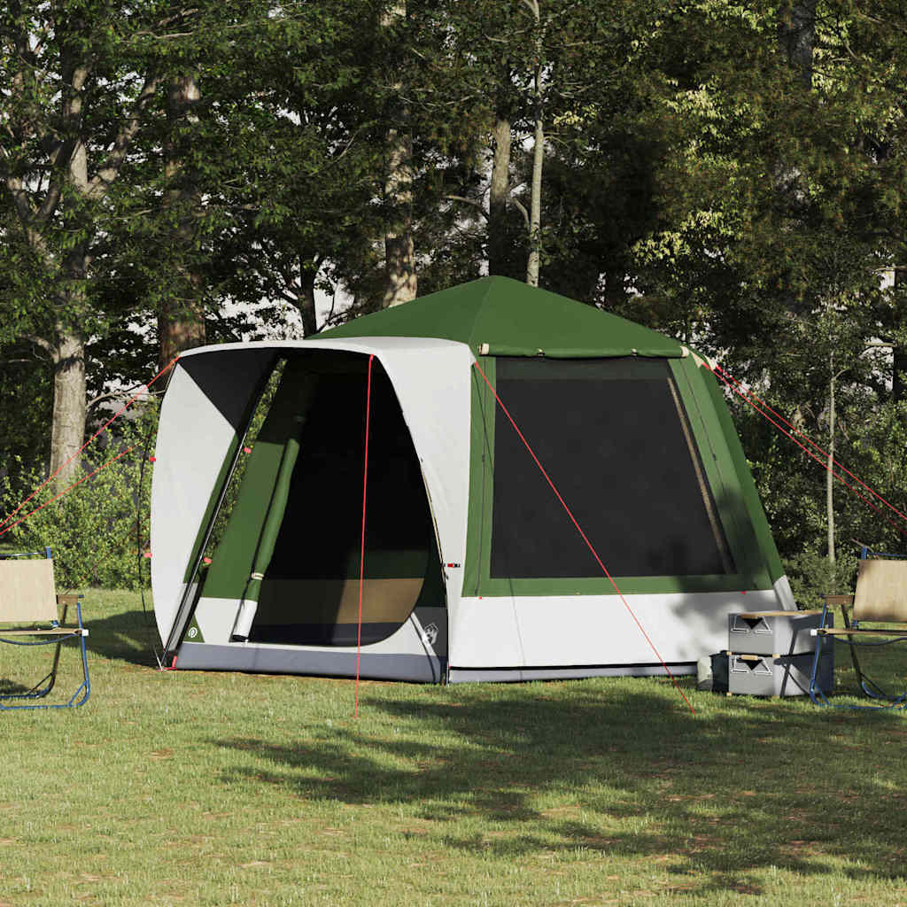 Σκηνή Camping Καταφύγιο Πράσινο 420 x 420 x 227 εκ Πολυεστέρας - Pakobazaar