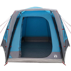 Σκηνή Camping Καταφύγιο Μπλε 420 x 420 x 227 εκ Πολυεστέρας - Pakobazaar