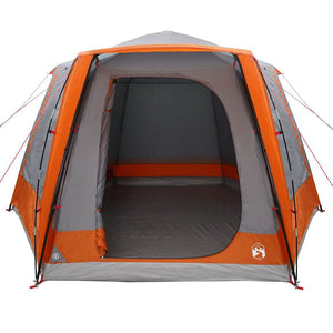 Σκηνή Camping Γκρι και πορτοκαλί 420 x 420 x 227 εκ Πολυεστέρας - Pakobazaar