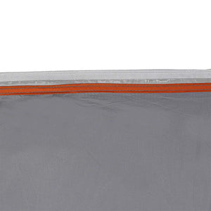 Τέντα ανθεκτική στο νερό άτομο 240 x 300 εκ Γκρι και Πορτοκαλί