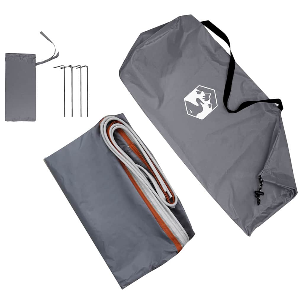 Τέντα ανθεκτική στο νερό με στέγη Γκρι και Πορτοκαλί - Pakobazaar