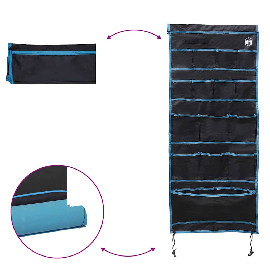 Σακούλα Αποθήκευσης Μαύρο και μπλε 125 x 48 εκ. oxford - Pakobazaar