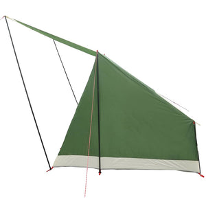 Σκηνή Camping με στέγη Πράσινο 282 x 225 x 154 εκ ταφτάς - Pakobazaar