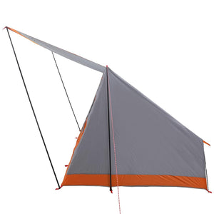 Σκηνή Camping Γκρι και Πορτοκαλί 282 x 225 x 154 εκ ταφτάς - Pakobazaar