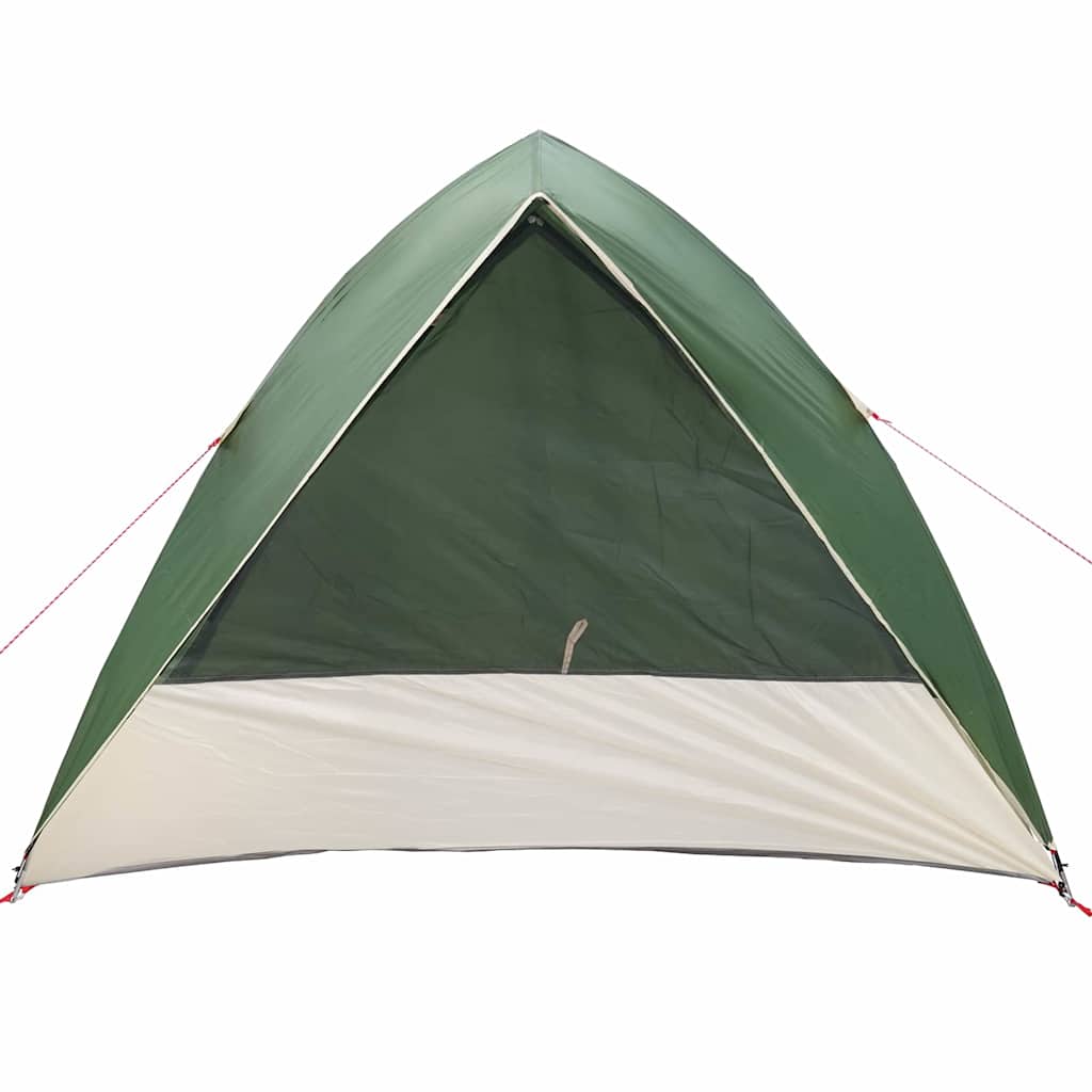 Σκηνή Camping με στέγη Πράσινο 320 x 275 x 190 εκ. ταφτάς - Pakobazaar
